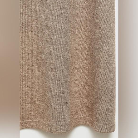 Mango brown midi dress with structured shoulders NWT - Picture 5 of 5